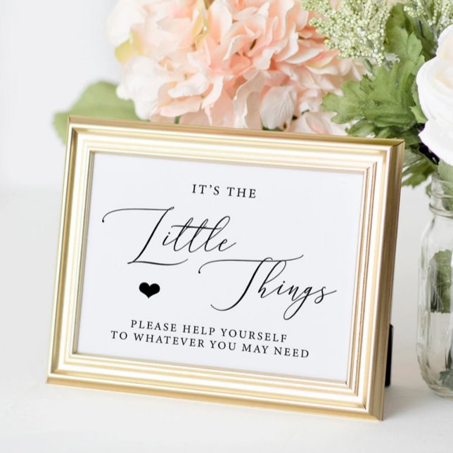 Bathroom Basket för Bröllop Hjälp själv Poster (Skapare uppladdad)