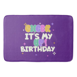BATHROOM BIRTHDAY CHEER UP BATH MAT  BADRUMSMATTA
