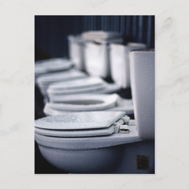 Bathroom Break! Vykort (Framsida)