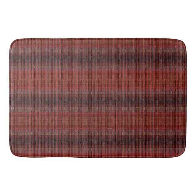 Bathroom Golv Matt med Red and Black HAMbyWG Badrumsmatta (Framsidan)