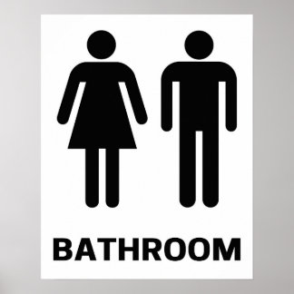 Bathroom Poster modern väggkonst