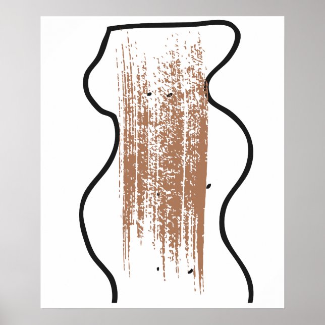 Bathroom Toilet Papprare Humor Poster (Framsidan)