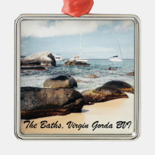 Baths, Virgin Gorda B.V.I. Julgransprydnad Metall