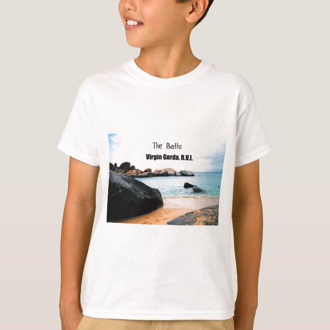 Baths, Virgin Gorda B.V.I. Tee Shirt (Framsida)