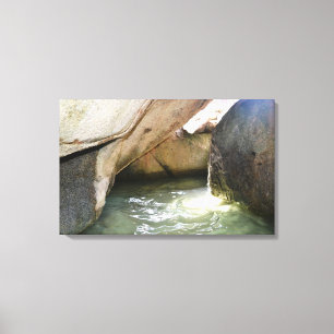 Baths - Virgin Gorda, BVI Canvastryck