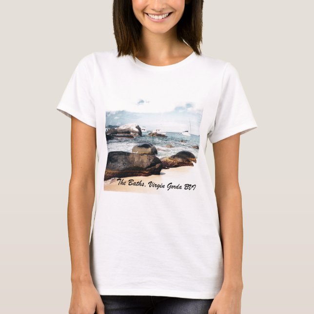 Baths, Virgin Gorda Tee Shirt (Framsida)