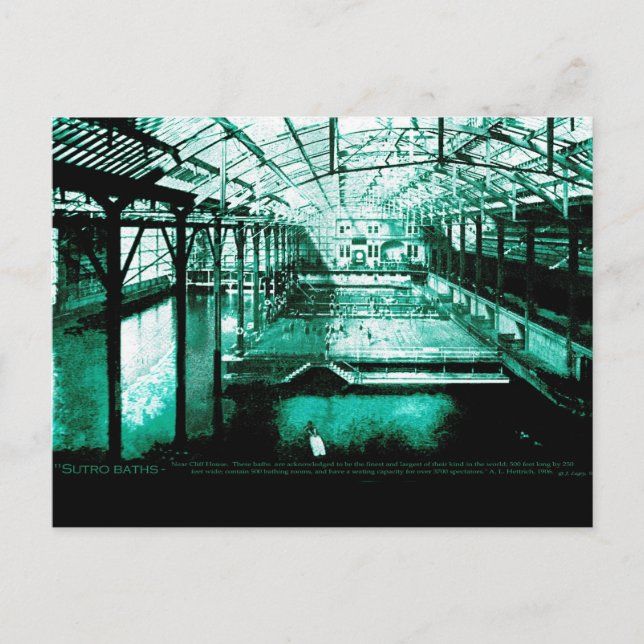 Baths - vykort (Framsida)