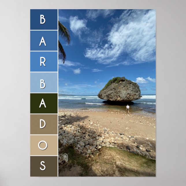 Bathsheba Barbados Poster (Framsidan)
