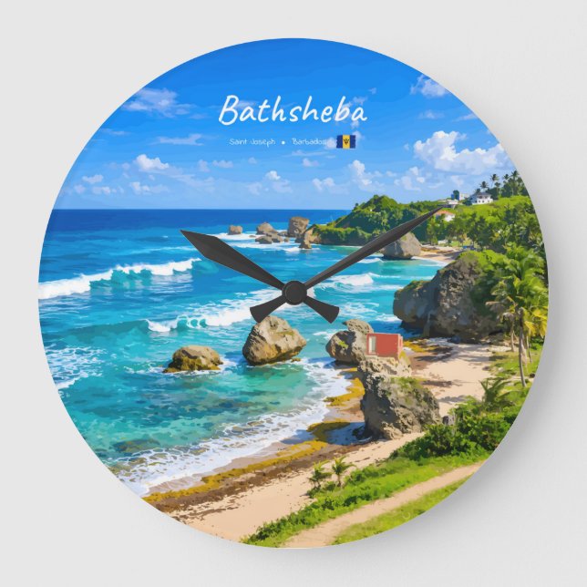 Bathsheba, Barbados - Tropisk kust Stor Klocka (Framsida)