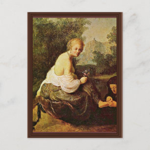 Bathsheba på hennes toalett Seen av Kung David. [1 Vykort