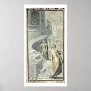 Bathsheba som besöker David, c.1553 Poster
