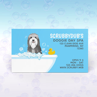Bathtub Hund | Uppfödning av sällskapsdjur | Beare Visitkort