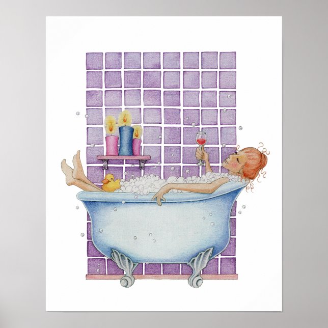 Bathtub Joy Poster (Framsidan)