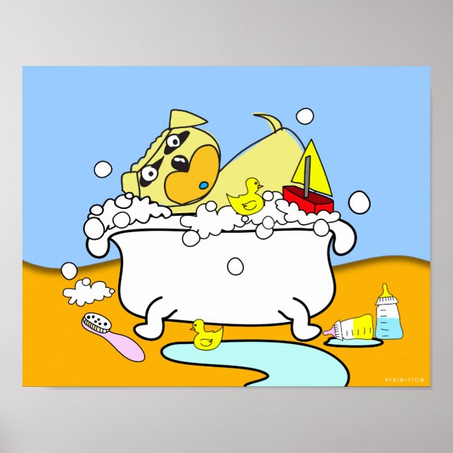 Bathtub Puppy Poster 16 (Framsidan)