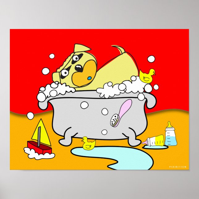 Bathtub Puppy Poster 18 (Framsidan)