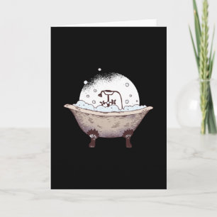 Bathtub-Tecknad Kort