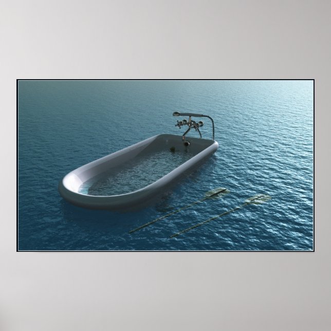 Bathtub Voyage Poster (Framsidan)