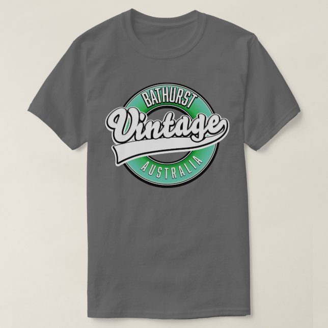 Bathurst australia vintage stil t shirt (Design framsida)