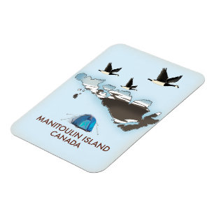 Bathurst Island Canada Travel karta Magnet