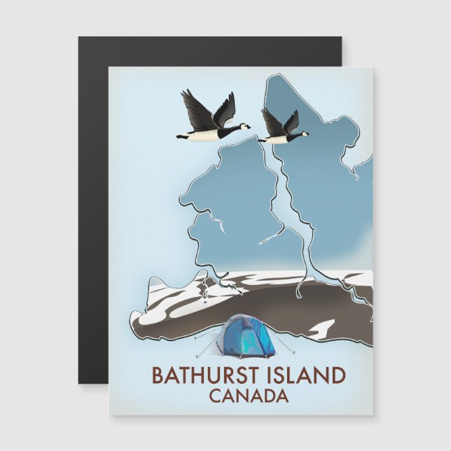 Bathurst Island Kanada Reskarta (Fram/baksida)
