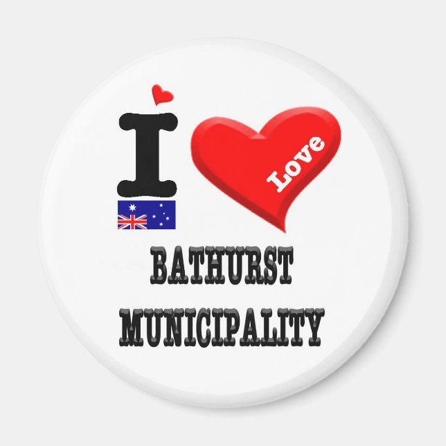 BATHURST MUNICIPALITY - I KÄRLEK MAGNET (Framsidan)