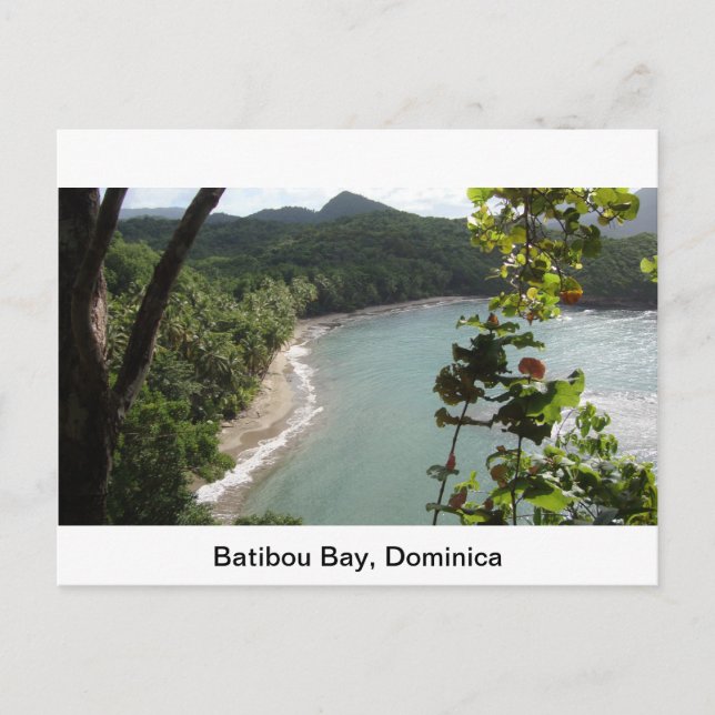 Batibou Bay, Dominica Vykort (Framsida)