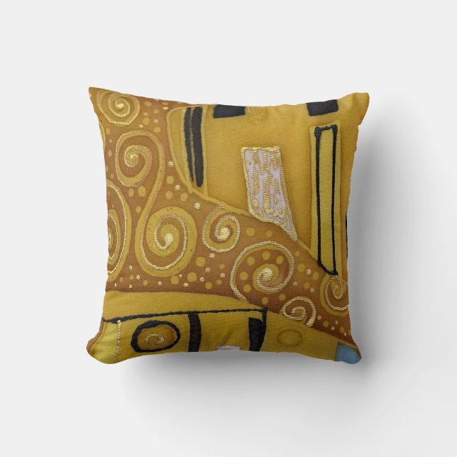 Batik Beauty: Traditionell bakgrund Kudde (Framsida)