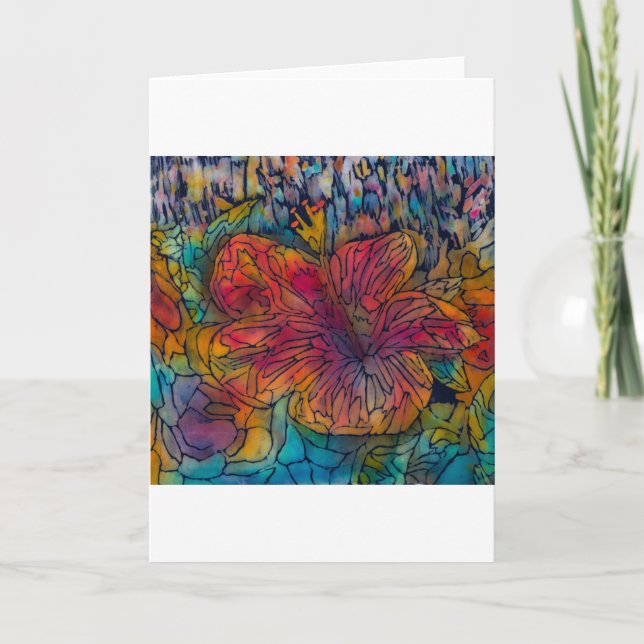 Batik Blank Note-kort Tack Kort (Framsida)