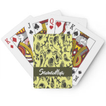 Batik blommigt brun mönster