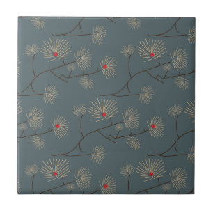 Batik Blommigt Tile Kakelplatta