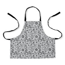 Batik boho stil blomster paisley mönster