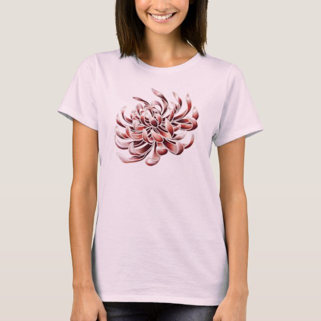Batik Chrysanthemum T-shirt (Framsida)