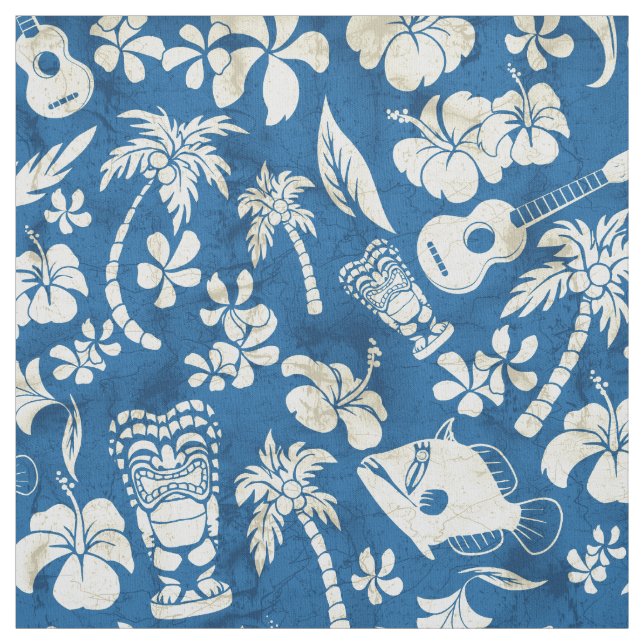 Batik för Makapuu strandhawaiibo Tyg (Provkarta)