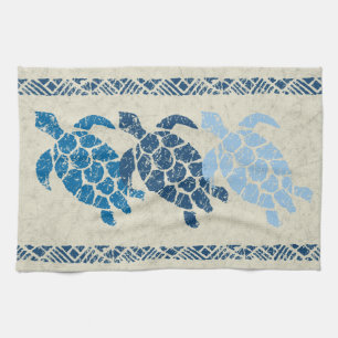 Batik för Tapa för Honu havssköldpadda hawaians Kökshandduk
