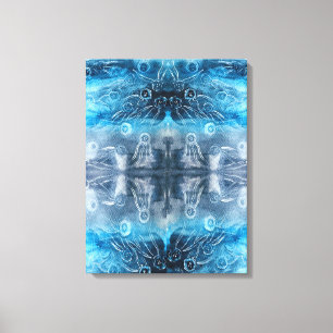 Batik i måne canvastryck