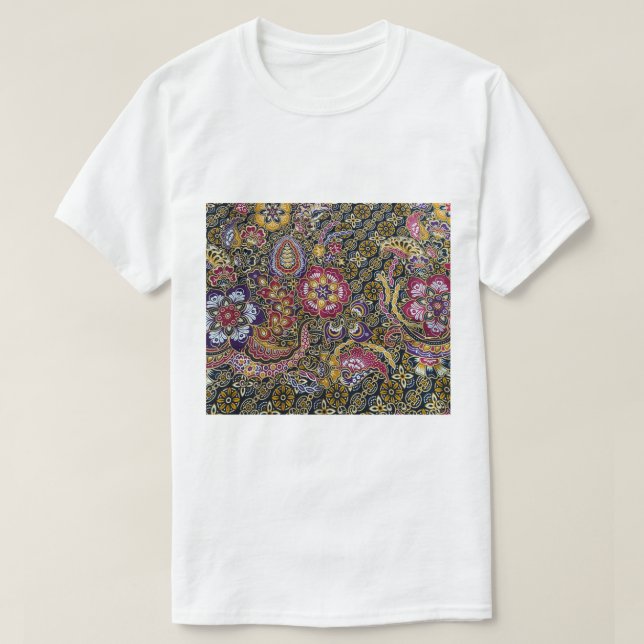Batik Kambodjanska Sarong T Shirt (Design framsida)