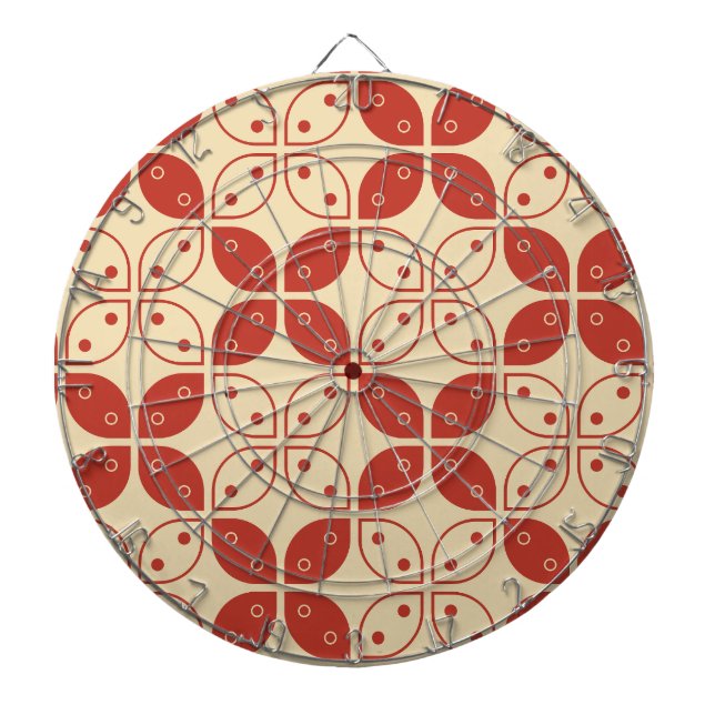 Batik Kawung, indonesisk Mönster, javanesiska, etn Darttavla (Framsidan)