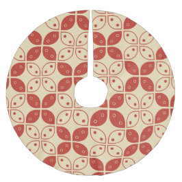 Batik Kawung, indonesisk Mönster, javanesiska, etn Julgransmatta Borstad Polyester