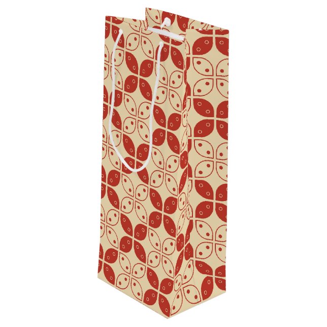Batik Kawung, indonesiskt mönster, javanesiskt, et (Baksidan Vinklad)
