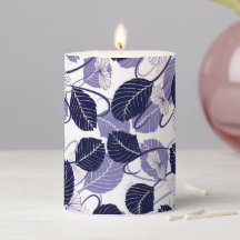 Batik Lila Löv och Vines Illustration Mönster