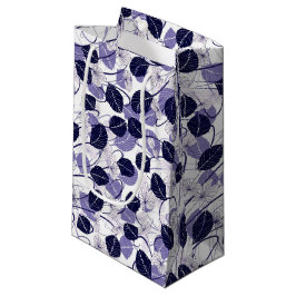 Batik Lila Löv och Vines Illustration Mönster