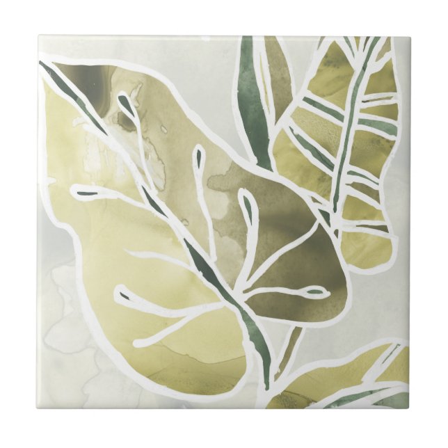 Batik Lövs Kakelplatta (Framsidan)