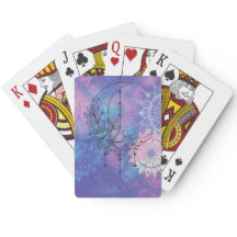 Batik mandala och måne