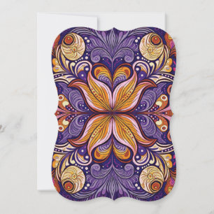 Batik Mönster Lila