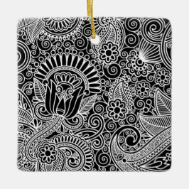 Batik Motif Julgransprydnad Keramik