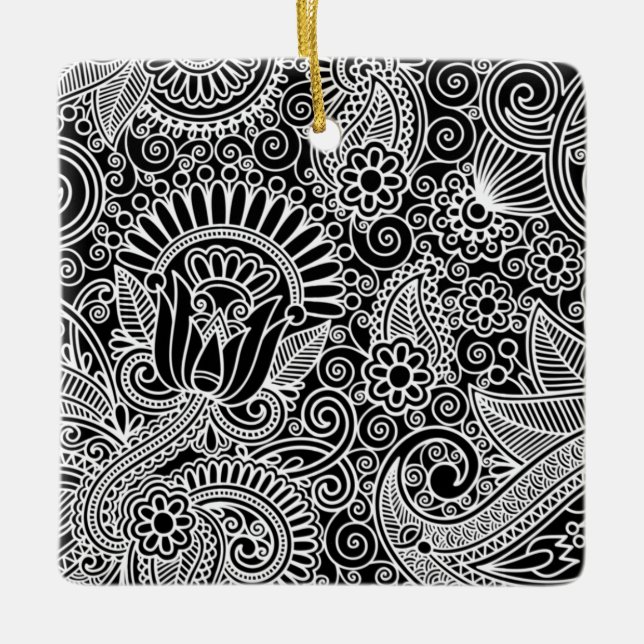 Batik Motif Julgransprydnad Keramik (Framsida)