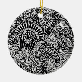 Batik Motif Julgransprydnad Keramik