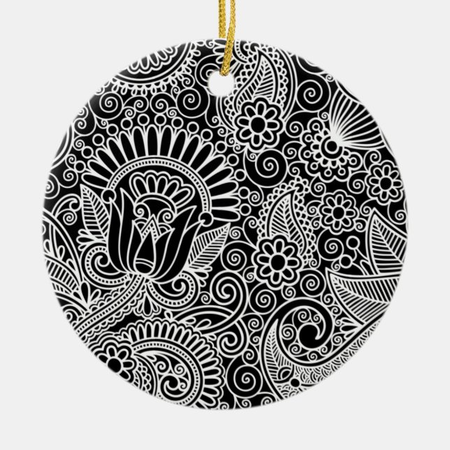 Batik Motif Julgransprydnad Keramik (Framsidan)