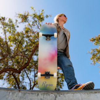 Batik Muster bunt Mini Skateboard Bräda 18,5 Cm