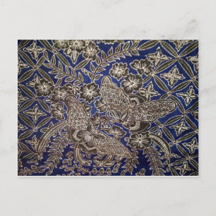batik nr 21-samling vykort